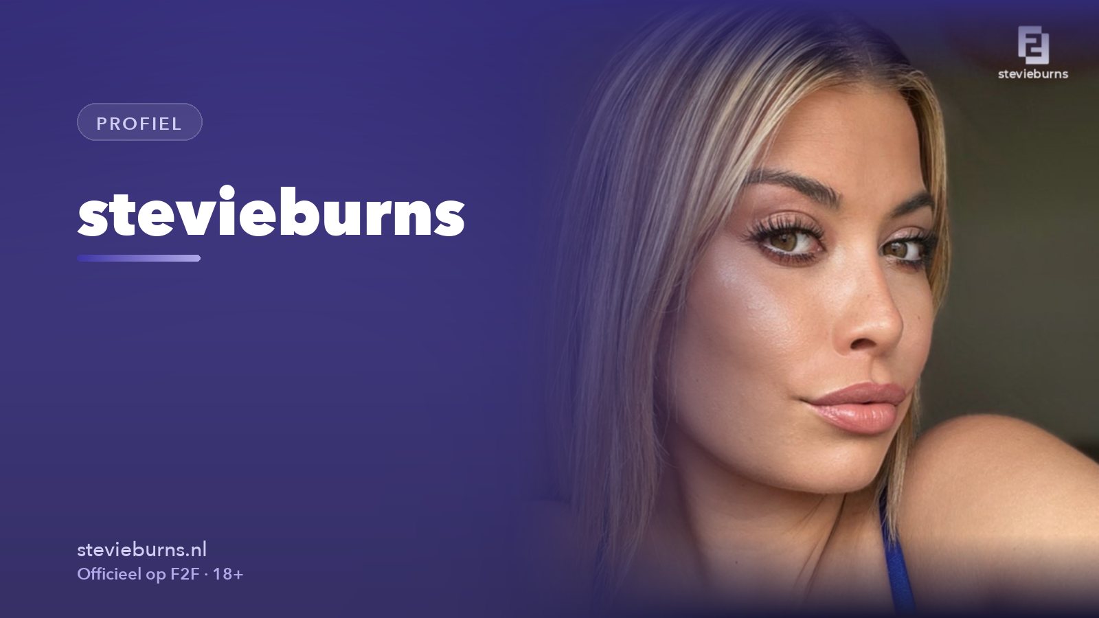 stevieburns: wie is Stevie Burns?